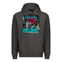 Smoke literally freezing skull Premium Hoodie - FaDigitalArtStudio