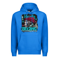 True Royal literally freezing skull Premium Hoodie - FaDigitalArtStudio