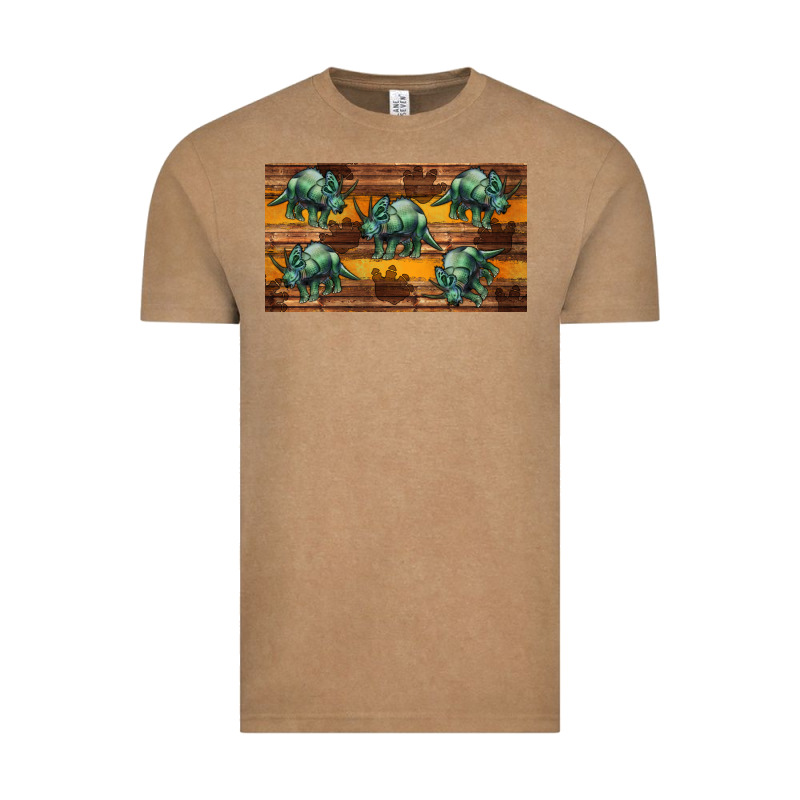 Dinosaur Triceratops Sippy Cup Vintage Tee by Artiststas | Teevron