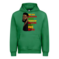 Emerald juneteenth 1885 because my ancestors weren't free in 1776 black man Urban Hoodie - HRA Design Shop