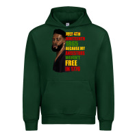 Forest Green juneteenth 1885 because my ancestors weren't free in 1776 black man Urban Hoodie - HRA Design Shop