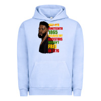 Pigment Grape Ice juneteenth 1885 because my ancestors weren't free in 1776 black man Urban Hoodie - HRA Design Shop
