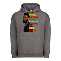 Pigment Tornado juneteenth 1885 because my ancestors weren't free in 1776 black man Urban Hoodie - HRA Design Shop