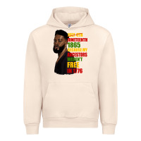 Sandshell juneteenth 1885 because my ancestors weren't free in 1776 black man Urban Hoodie - HRA Design Shop