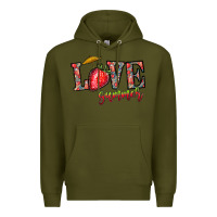 Army Green love summer Premium Hoodie - CowhideDigitalArt