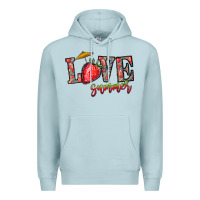 Blue Mist love summer Premium Hoodie - CowhideDigitalArt