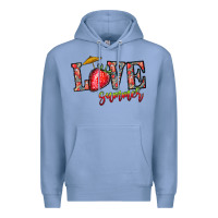 Colony Blue love summer Premium Hoodie - CowhideDigitalArt