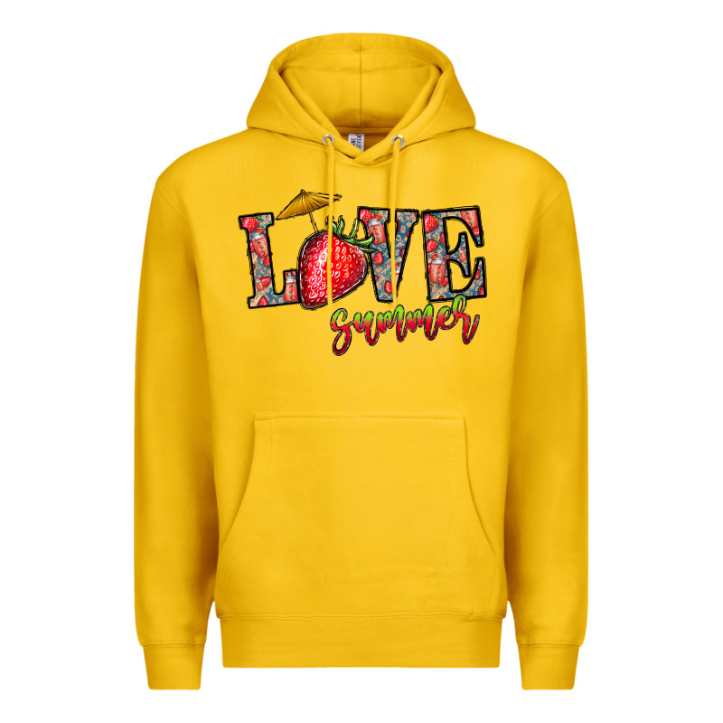 Love Summer Premium Hoodie by CowhideDigitalArt | Teevron