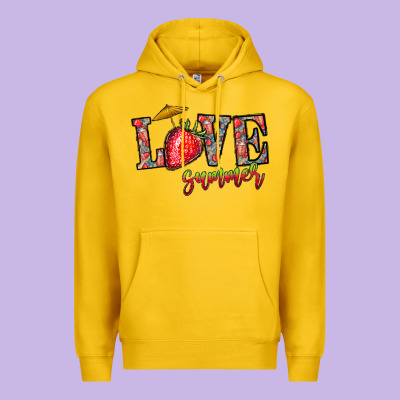Love Summer Premium Hoodie Designed By Cowhidedigitalart