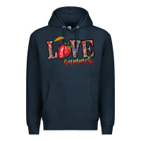 Navy love summer Premium Hoodie - CowhideDigitalArt