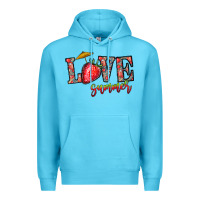 Ocean Blue love summer Premium Hoodie - CowhideDigitalArt