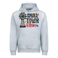 Heather Grey small town autism Urban Hoodie - CowhideDigitalArt