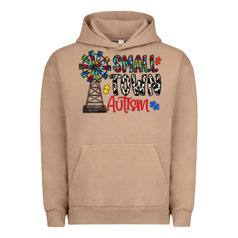 Small Town Autism Urban Hoodie by CowhideDigitalArt | Teevron