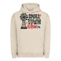 Pigment French Oak small town autism Urban Hoodie - CowhideDigitalArt
