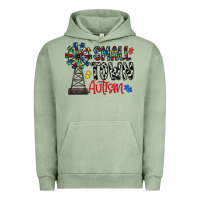 Pigment Oil Green small town autism Urban Hoodie - CowhideDigitalArt
