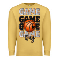 Antique Gold game day basketball bal Premium Sweatshirt - MaliasSmallBusiness