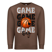 Chestnut game day basketball bal Premium Sweatshirt - MaliasSmallBusiness