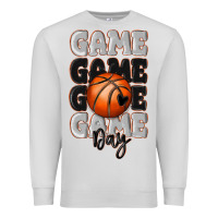 Dove Grey game day basketball bal Premium Sweatshirt - MaliasSmallBusiness