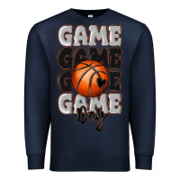 Navy game day basketball bal Premium Sweatshirt - MaliasSmallBusiness