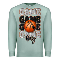 Seafoam game day basketball bal Premium Sweatshirt - MaliasSmallBusiness
