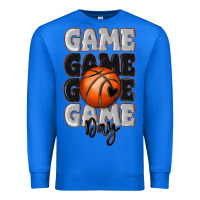 True Royal game day basketball bal Premium Sweatshirt - MaliasSmallBusiness