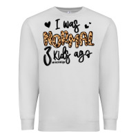Dove Grey i was normal three kids ago momlife Premium Sweatshirt - MaliasSmallBusiness
