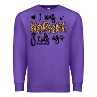 Purple i was normal three kids ago momlife Premium Sweatshirt - MaliasSmallBusiness