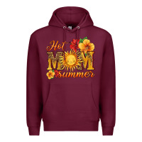 Burgundy hot mom summer Premium Hoodie - HRA Design Shop
