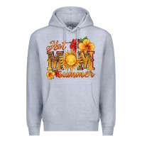 Heather Grey hot mom summer Premium Hoodie - HRA Design Shop