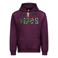 Mauve Wine tired mom vibes Urban Hoodie - CowhideDigitalArt