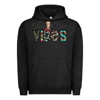 Pigment Black tired mom vibes Urban Hoodie - CowhideDigitalArt