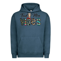 Pigment Midnight Navy tired mom vibes Urban Hoodie - CowhideDigitalArt