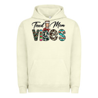 Pigment Pistachio tired mom vibes Urban Hoodie - CowhideDigitalArt
