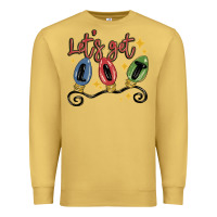 Antique Gold let's get lit Premium Sweatshirt - MaliasSmallBusiness