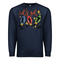 Navy let's get lit Premium Sweatshirt - MaliasSmallBusiness