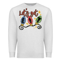 Oatmeal Heather let's get lit Premium Sweatshirt - MaliasSmallBusiness