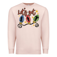 Pale Pink let's get lit Premium Sweatshirt - MaliasSmallBusiness