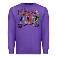 Purple let's get lit Premium Sweatshirt - MaliasSmallBusiness