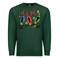 Sports Green let's get lit Premium Sweatshirt - MaliasSmallBusiness