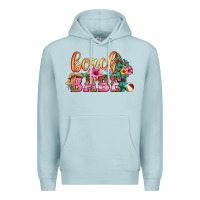 Blue Mist beach babe Premium Hoodie - HRA Design Shop
