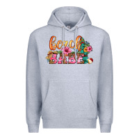 Heather Grey beach babe Premium Hoodie - HRA Design Shop