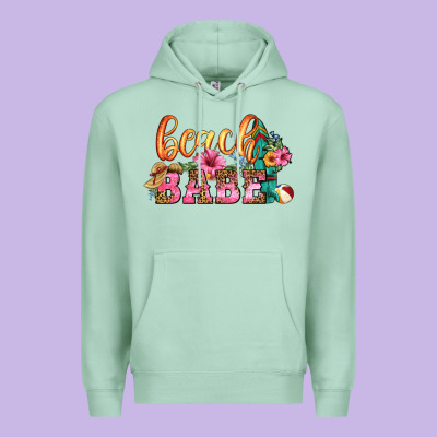 Beach Babe Premium Hoodie Designed By Hra Design Shop