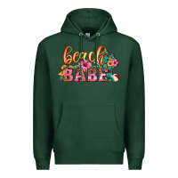 Sports Green beach babe Premium Hoodie - HRA Design Shop