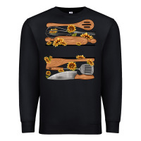 Black custom name kitchen tools Premium Sweatshirt - MaliasSmallBusiness