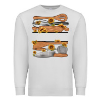 Dove Grey custom name kitchen tools Premium Sweatshirt - MaliasSmallBusiness