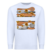 White custom name kitchen tools Premium Sweatshirt - MaliasSmallBusiness