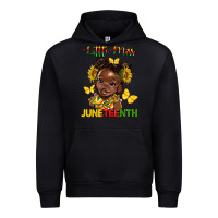 Black little miss juneteenth Urban Hoodie - HRA Design Shop