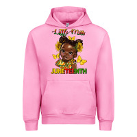 Fuchsia Pink little miss juneteenth Urban Hoodie - HRA Design Shop