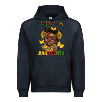 Navy little miss juneteenth Urban Hoodie - HRA Design Shop