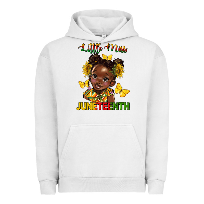 Little Miss Juneteenth Urban Hoodie by HRA Design Shop | Teevron